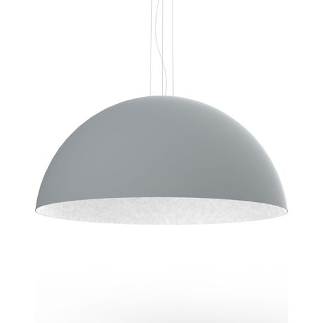 LUMICOM CASSIS Sospensione, 1XE27, max 42W, metallo, grigio/bianco, D60cm