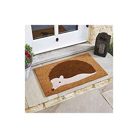 Decoir Doormat Door Mat Natural Look Mat Slip Resistant PVC Backing Novelty Animal Wildlife Design Safe Anti-Slip Indoor Outdoor Use (Spike) (1/3)