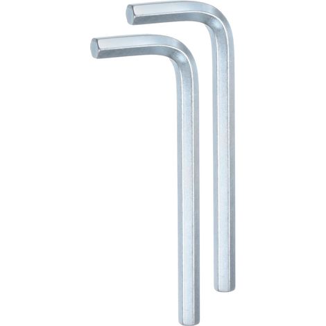 2Pcs 6mm Hex Wrench L-Shaped Metric Hex Wrench Chrome Vanadium Steel Repair Tool for Home Repair (1/5)