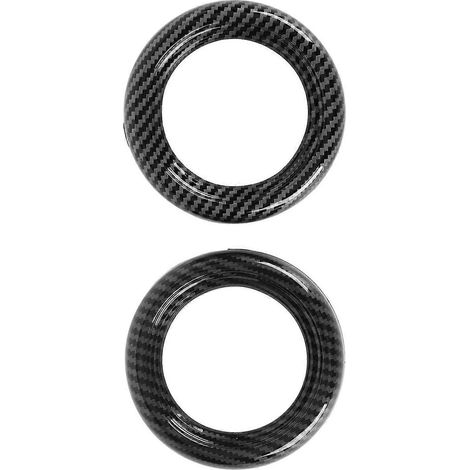 2 Stück Türgriff-Innenverkleidungen in Carbon-Optik mit angenehm glatter Oberfläche als Ersatz für Coop