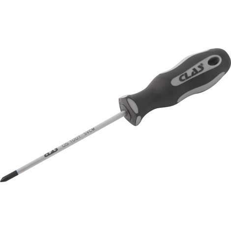 Tournevis phillips 0x75 SVCM et poignée bi-matière PP+TPV - OS 1001 - CLAS Equipements (1/2)