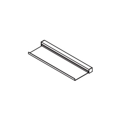 HEWI 950.13.0030 Profil mural DC 372 mm avec tablette (1/2)