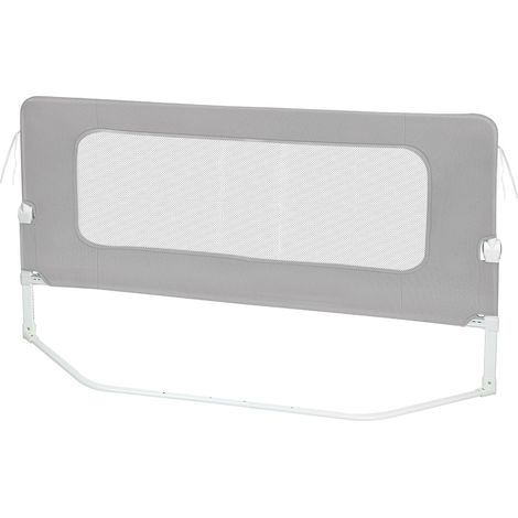 Barrière de lit 180cm, barrière de sécurité réglable en hauteur et pliable pour lits d'enfants et lits de parents (1/5)