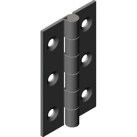 Charnière Havraise Rectangulaire Forte 80x45 Mm