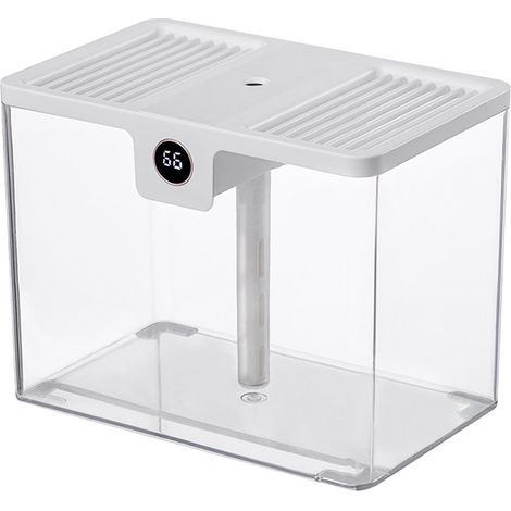 Tragbarer USB-Luftbefeuchter 1,5 l – Luftzerstäuber für Büro und Zuhause – Großes Fassungsvermögen – Modernes weißes Design (1/5)