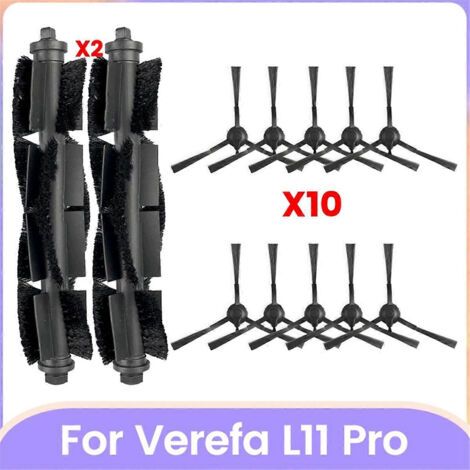 Pièces détachées pour aspirateur Verefa L11 Pro : rouleau principal, brosse latérale et accessoires de remplacement
