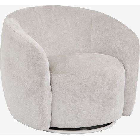 Poltroncina girevole in ciniglia Mieres SKLUM            