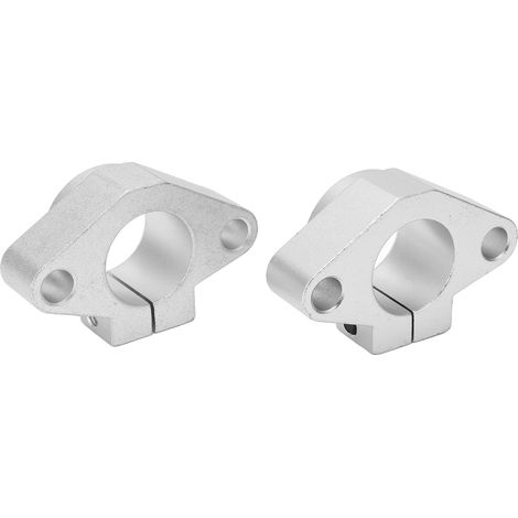 Lot de 2 supports de guidage linéaire pour arbre de 35 mm de diamètre, compatibles avec les routeurs CNC (SHF35). (1/5)