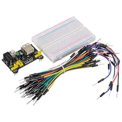 Plaque d'essai MB-102 MB102 400 830 points sans soudure pour tests et développements de circuits imprimés (DIY) pour Arduino et laboratoire (SYB-830) (1/5)