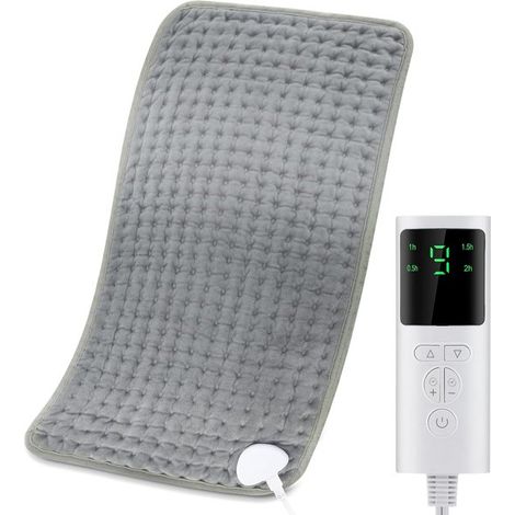30 x 60 cm große, schnell aufheizende elektrische Heizdecke mit 9 Temperatur- und 4 Timer-Einstellungen (1/5)