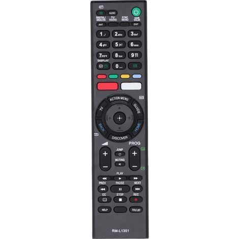 Silikon-Ersatzknopf für die Fernbedienung RM-L1351, kompatibel mit SONY 4K HDR Ultra High Definition Fernsehern (1/5)