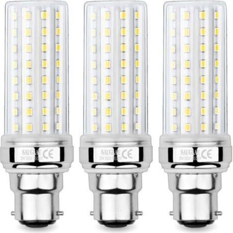 Ampoules de Maïs LED 20W, Équivalent 150W Ampoule Incandescente, 2300LM, 3000K Blanc Chaud, Ampoules à B22 Baïonnette, 3 Pièces NPTERBL (1/4)