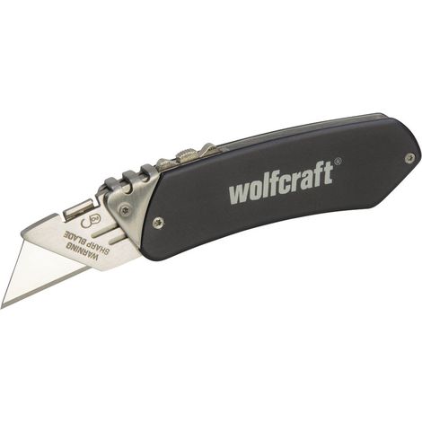 Wolfcraft Alu-Freizeitmesser mit Gürtelclip Sägen & Messer