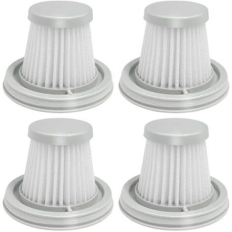 Lot de 4 filtres HEPA compatibles avec Xiaomi Mijia Handy Home Car Mini aspirateur sans fil lavable Accessoires de rechange Pièces (1/5)