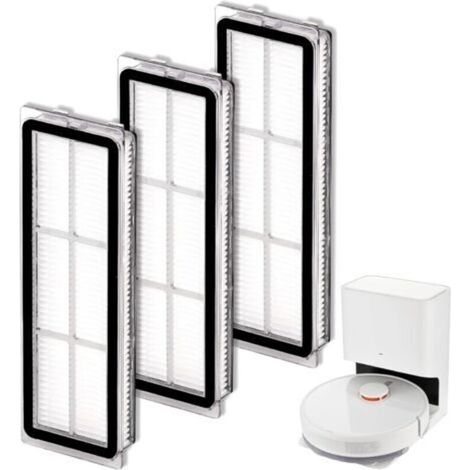 3-teiliges HEPA-Filterset, kompatibel mit Dreametech L10s Ultra, L10s Pro, L10 Ultra, S10, S10 Pro, S10 Plus, Z10 Pro, B101cn, 1c, W10, X10+, L10+ Plus, Z10 Pro, D10 Plus, waschbar und wiederverwendba (1/5)