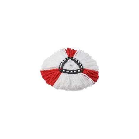 2 pcs pour s'adapter à la tête de fil de coton o-cèdre Fil de coton triangle Tête de vadrouille pivotante Coussin de vadrouille (1/5)