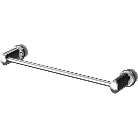 Porte-serviettes extra-fin pour radiateur sèche-serviettes droit - 370mm - Chromé (1/3)