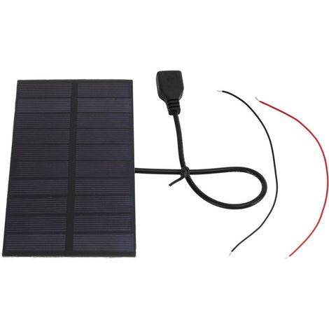 Selbstbau-Solarpanel aus monokristallinem Silizium (1,5 W, 5 V) mit USB-Schnittstelle, Mini-Flexibles Solarpanel