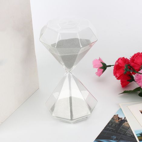 15-Minuten-Sanduhr in Diamantform, Tischdekoration, Geburtstagsgeschenk (1/5)