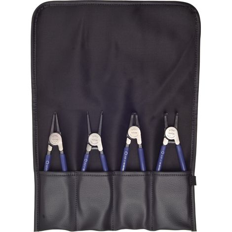 Juego de alicates para anillos de seguridad 4 piezas 19-60mm TECWERK (1/3)