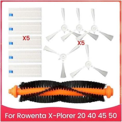 Kit de filtre à brosse latérale pour aspirateurs Rowenta X-Plorer séries 20, 40, 45 et 50 (RR6875, RR7275, RR8227) - Pièces détachées (1/5)