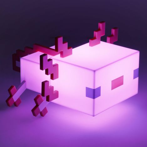 Paladone Axolotl Lampe Rosa Nachtlicht 21 cm