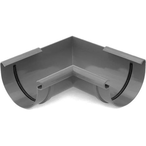 Angle de Gouttière Graphite, Angle Intérieur 90°, Système 100 (1/2)