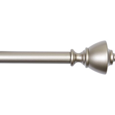 1 - Tringle à rideau - Accessoire de fenêtre - Extensible 91x183 cm - Finition nickel - Pour salon et chambre (1/5)