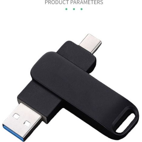Clé USB 32 Go, clé USB 3.0, clé USB C avec type C pour ordinateur/ordinateur portable/Android, pour photos/vidéos/musique/fichiers (1/5)