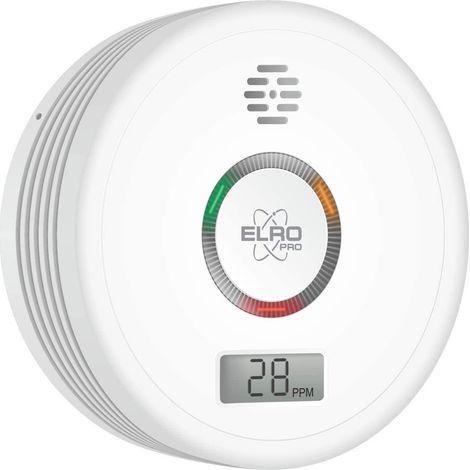 Kohlenmonoxid-Melder mit 10 Jahres Batterie 85dB Alarm Automatischer Selbsttest