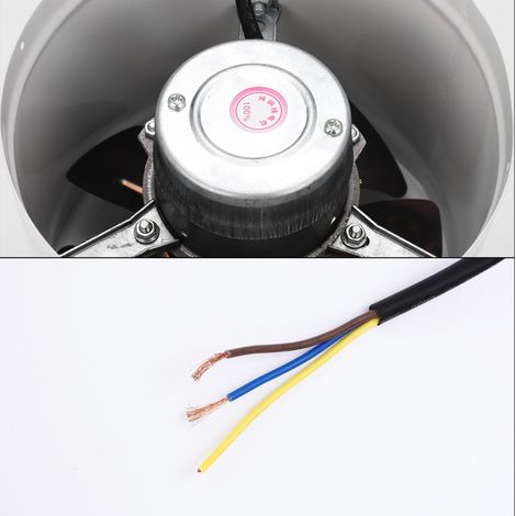 42W 220V Wandventilator, geräuscharm, für Bad, Küche, Garage, Lüftung (1/5)