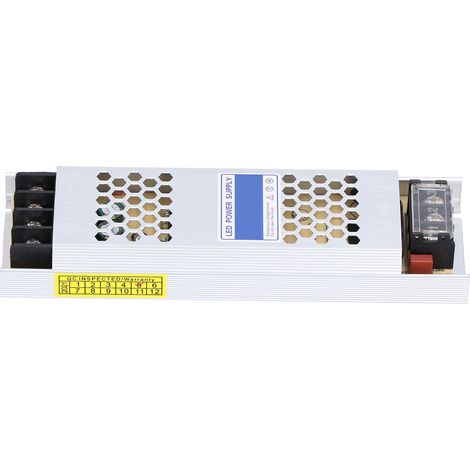 Alimentation à découpage régulée 100 W pour bande LED ultra-mince destinée à la publicité sur panneaux d'affichage WCB-12V-100W (1/5)