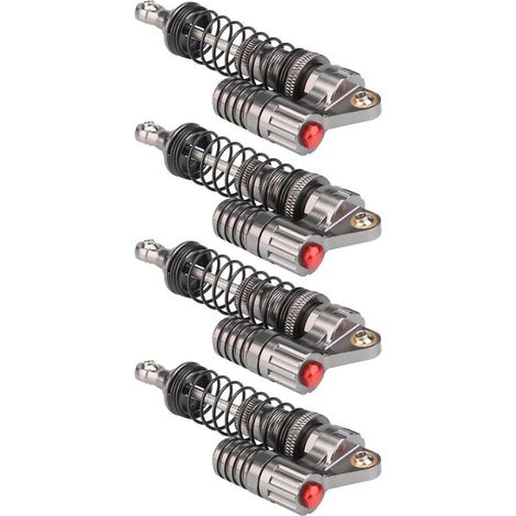 4 Pièces Amortisseurs CNC Aluminium pour Véhicules RC Axial, SCX10, D90 et Crawler (1/5)