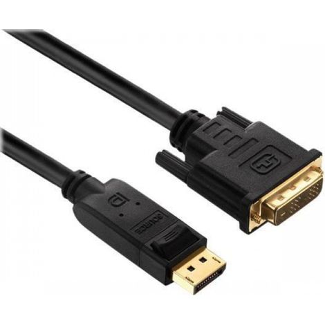 Câble DisplayPort vers DVI - PureLink - PureInstall - Connecteurs plaqués or - Non bidirectionnel - Noir