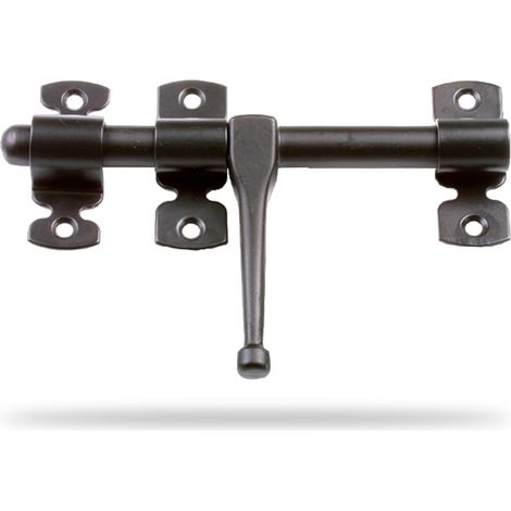 Verrou Porte - Modèle 584 - Acier - 160 mm - Vis incluses - Idéal pour portes de passage et meubles (1/5)