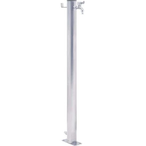 Colonne d'eau de jardin ronde en acier inoxydable de 40 cm (1/5)