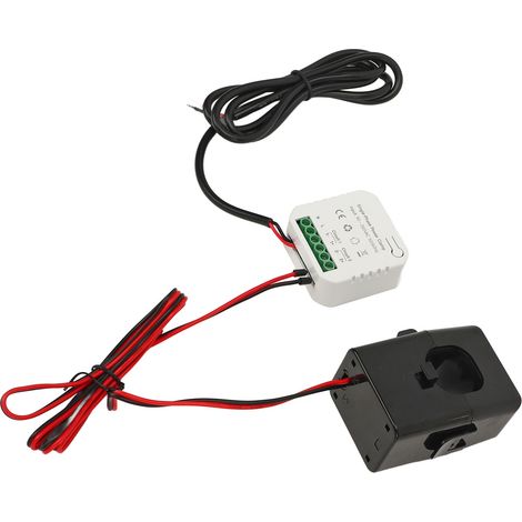 Compteur d'énergie intelligent WIFI, moniteur de consommation d'énergie en temps réel avec pince CT 200A AC90-250V (1/5)
