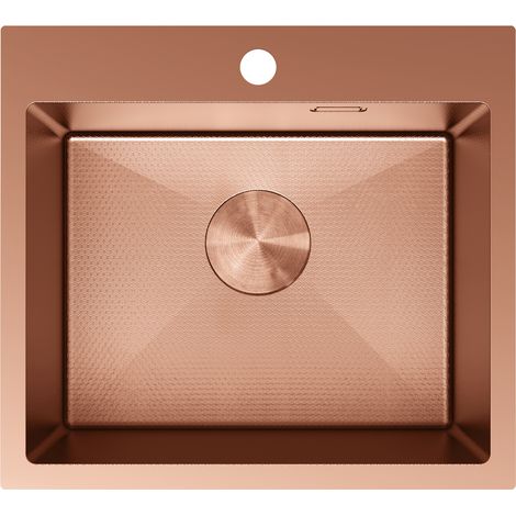 Mexen Solix lavello in acciaio 1 vasca 500 x 450 mm, rame HC - 6402501000-65HC (1/5)