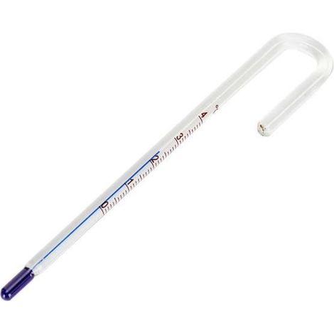 Thermomètre d'aquarium - CUQUE - Verre - Haute précision - 12mm - Résistant aux acides (1/4)