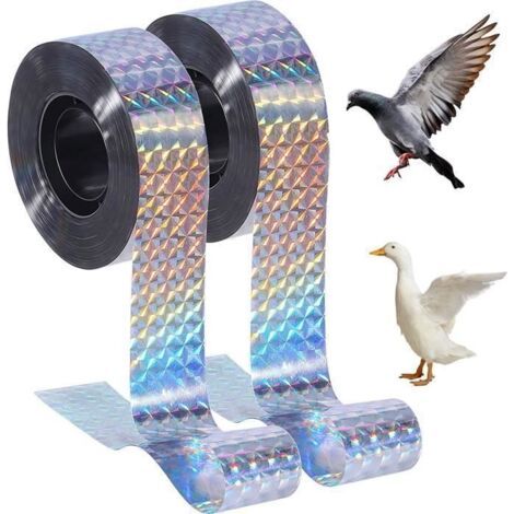Reflektierendes Vogelabwehrband für Haus, Garten und Bauernhof – 2 Stück (1/5)