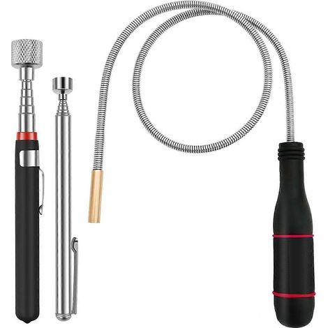 Magnetisches Aufnahmewerkzeug (3er-Set), flexibles und faltbares magnetisches Aufnahmewerkzeug (1/5)