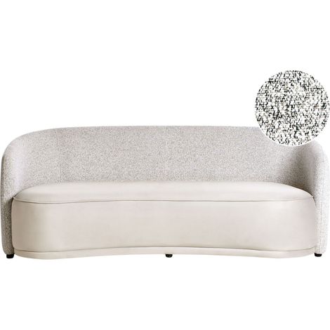 3-Sitzer ROSET Stoff Hellbeige