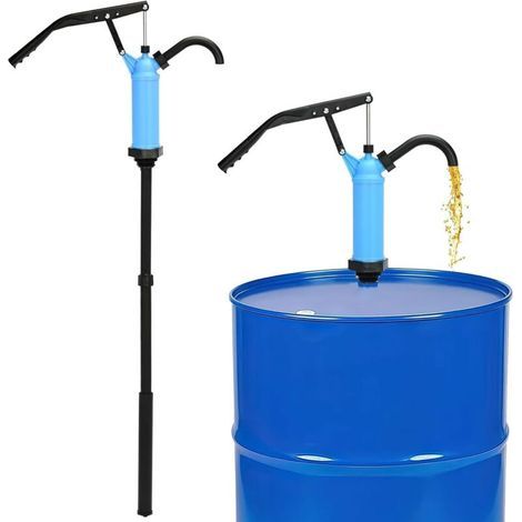Pompe à Baril Manuelle à Levier, 40-60 l/min Pompe à tambour à levier réglable manuellement 55 gallons pour le transport de liquides combustibles (1/5)