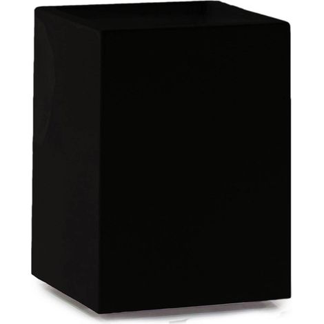 Bac fibres de verre gelcoat 40x40x50 cm Ext. carré haut noir glossy - dimhaut: H 50 cm - couleur: Noir