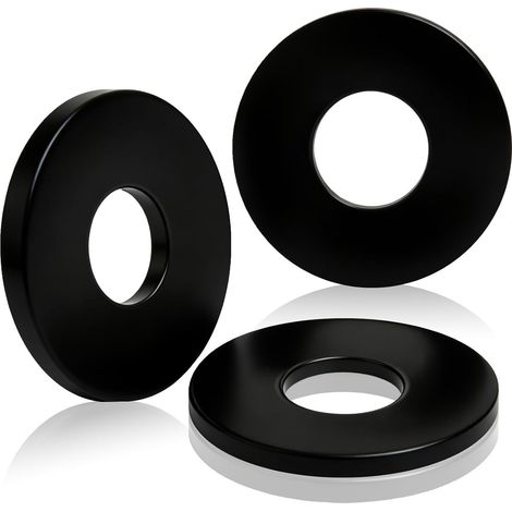 55 Pièces Rondelle Plastique M10x30, Noir Rondelles Nylon Plates Isolation, Joint Plat Rond DIN 9021 / ISO 7093 pour Robinet Tuyau Eau Tuyau (1/5)