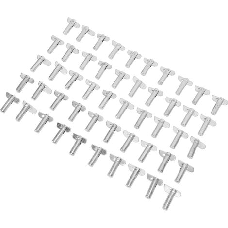 50 Pièces Barre de Liaison pour Échafaudage Mobile Galvanisée Tige de Connexion à Point de Localisation Goupille (1/5)