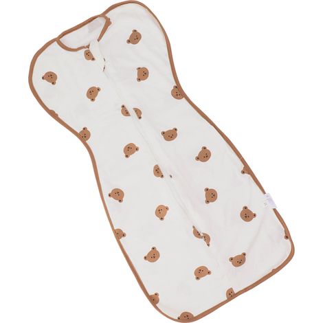 Babyschlafsack, ärmellos, mit Reißverschluss, niedlich, weich, bequem, tragbare Decke für Kleinkinder, Typ 1 M (1/5)