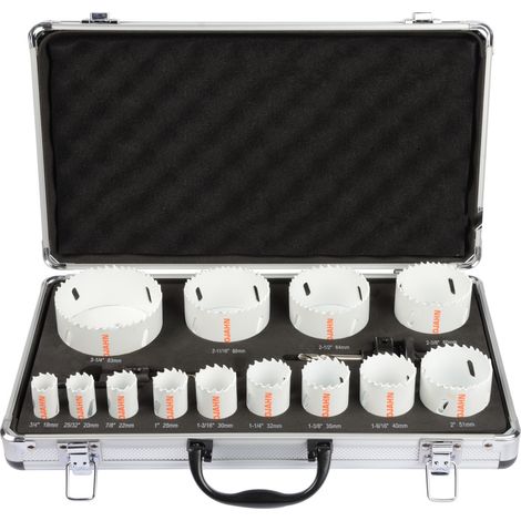 Projahn Bi-Metall Lochsägen-Set 15-teilig Ø 19 mm - 83 mm (1/3)