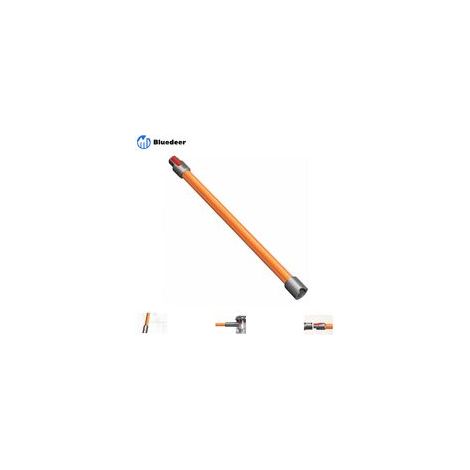 Tube d'extension de Rechange pour Dyson V11 V10 V7 V8 Aspirateur Sans Fil, Tube Rallonge en Aluminium Baguette Extensible (Orange)