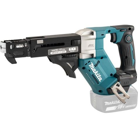 Makita - Avvitatore per cartongesso a batteria da 18 V con caricatore, senza batteria e caricabatterie DFR452Z